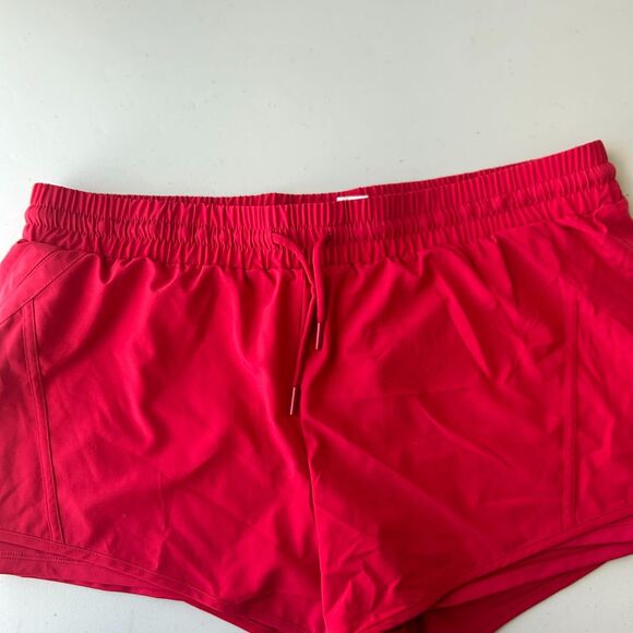 ZYIA Active Red Velocity Shorts Seamless Lined Shorts Size XXL - Picture 5 of 10